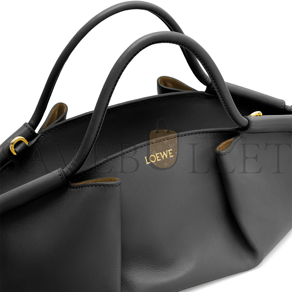 l*ew* small paseo bag in shiny nappa calfskin a709p48x02 (35*21*11.5cm)